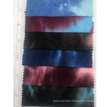 dark tie dyed corduroy upholstery fabric for hat jacket pant